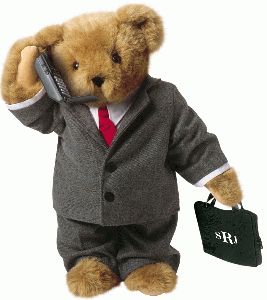 15" Business Man Bear