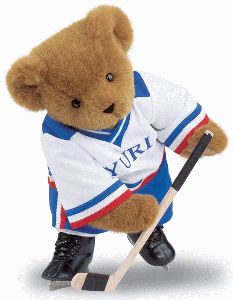 15" Hockey Bear